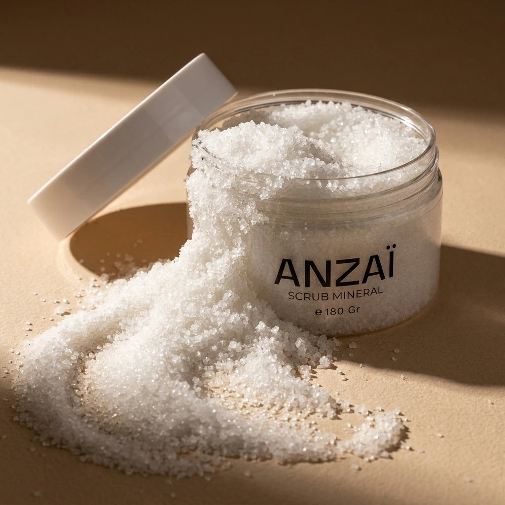 Scrub Mineral ANZAÏ, detalle